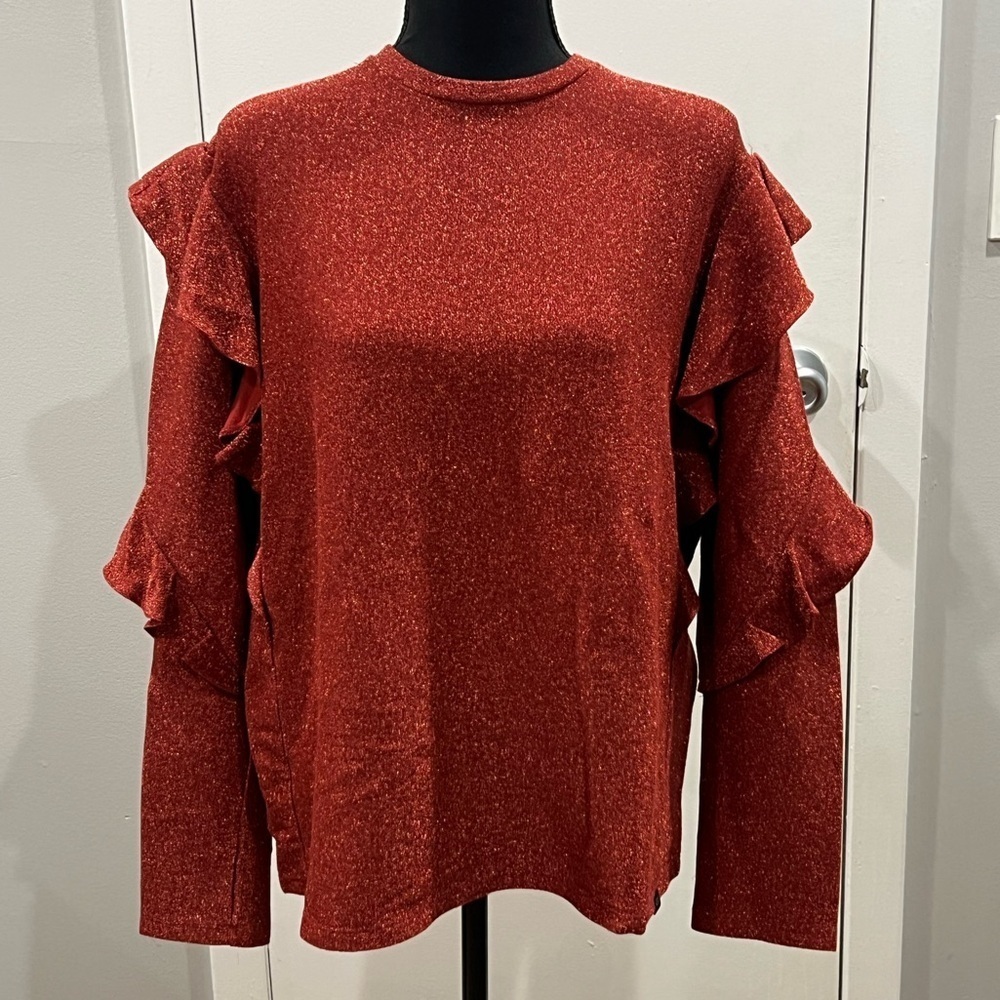 Scotch and soda ruffle top - Picture 3 of 9